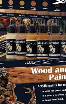 Wood & Leather Paint Set