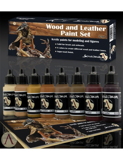 Wood & Leather Paint Set