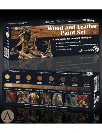 Wood & Leather Paint Set