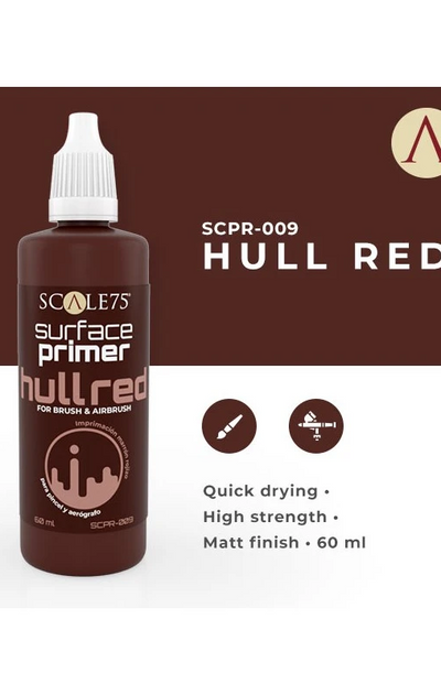 Surface Primer Hull Red