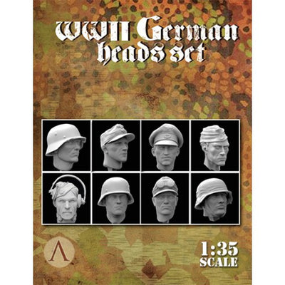 WWII German Heads Set
